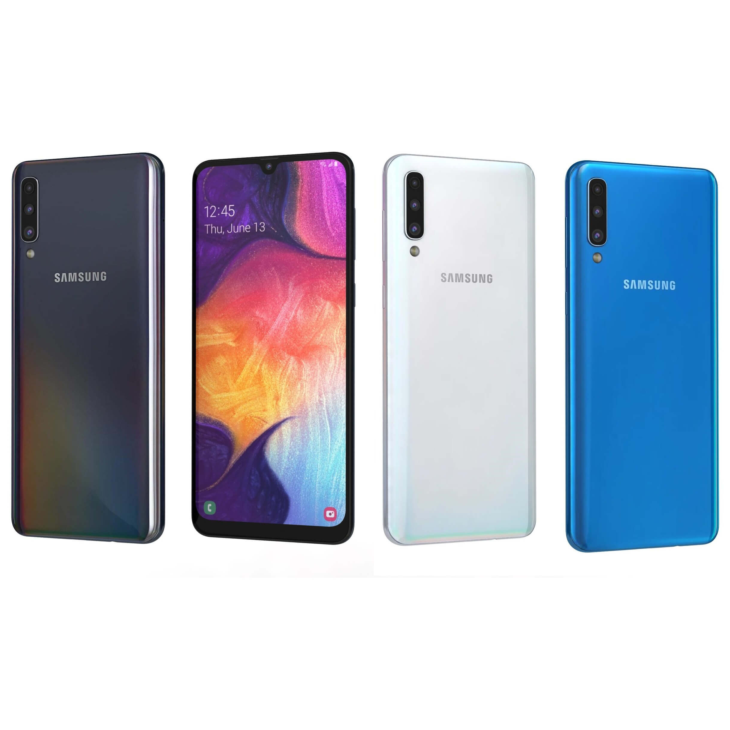 Samsung Galaxy A50 All Colors 3D Model By Rever Art