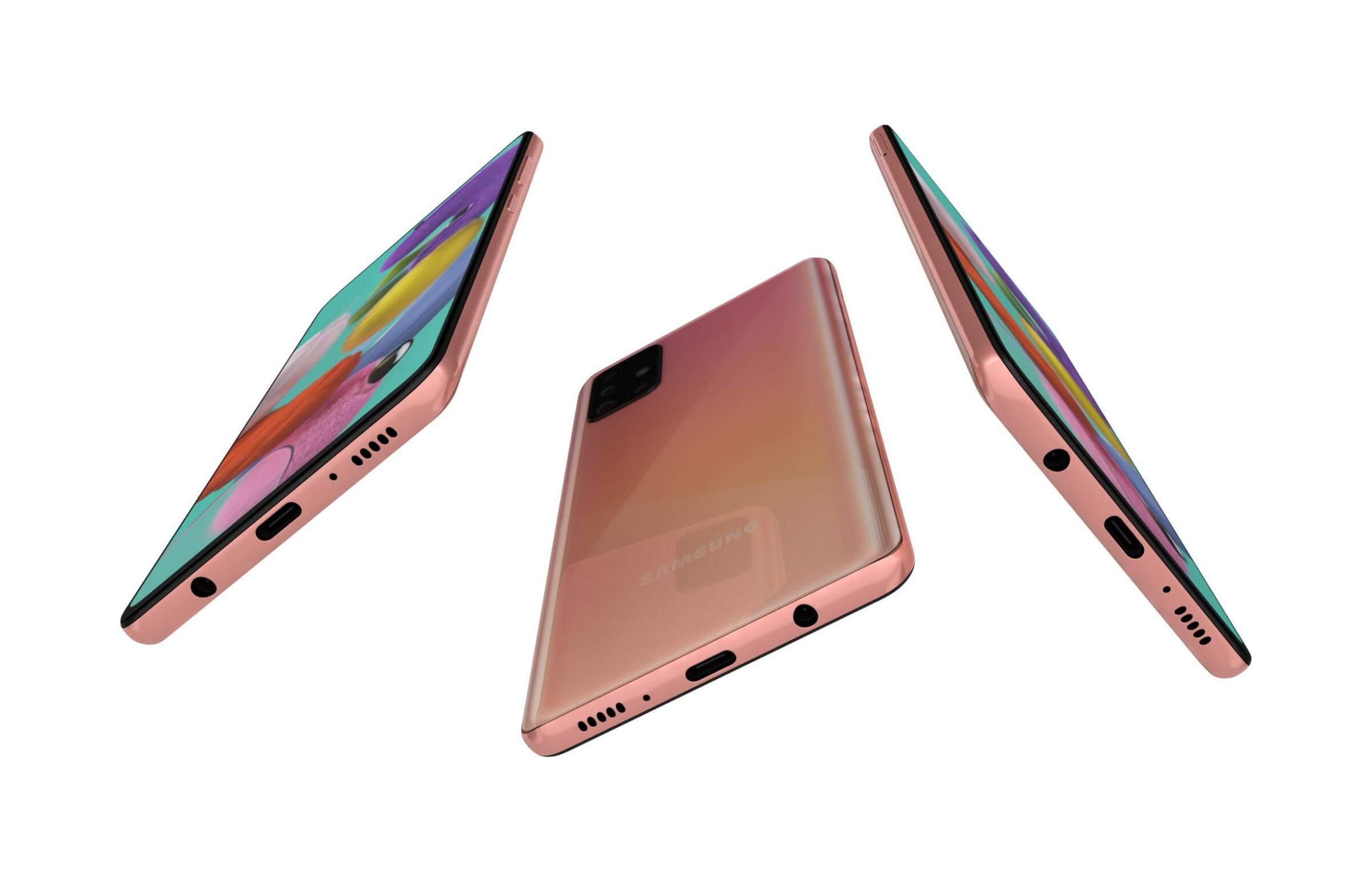 Samsung Galaxy A51 All Colors 3D Model by Rever_Art