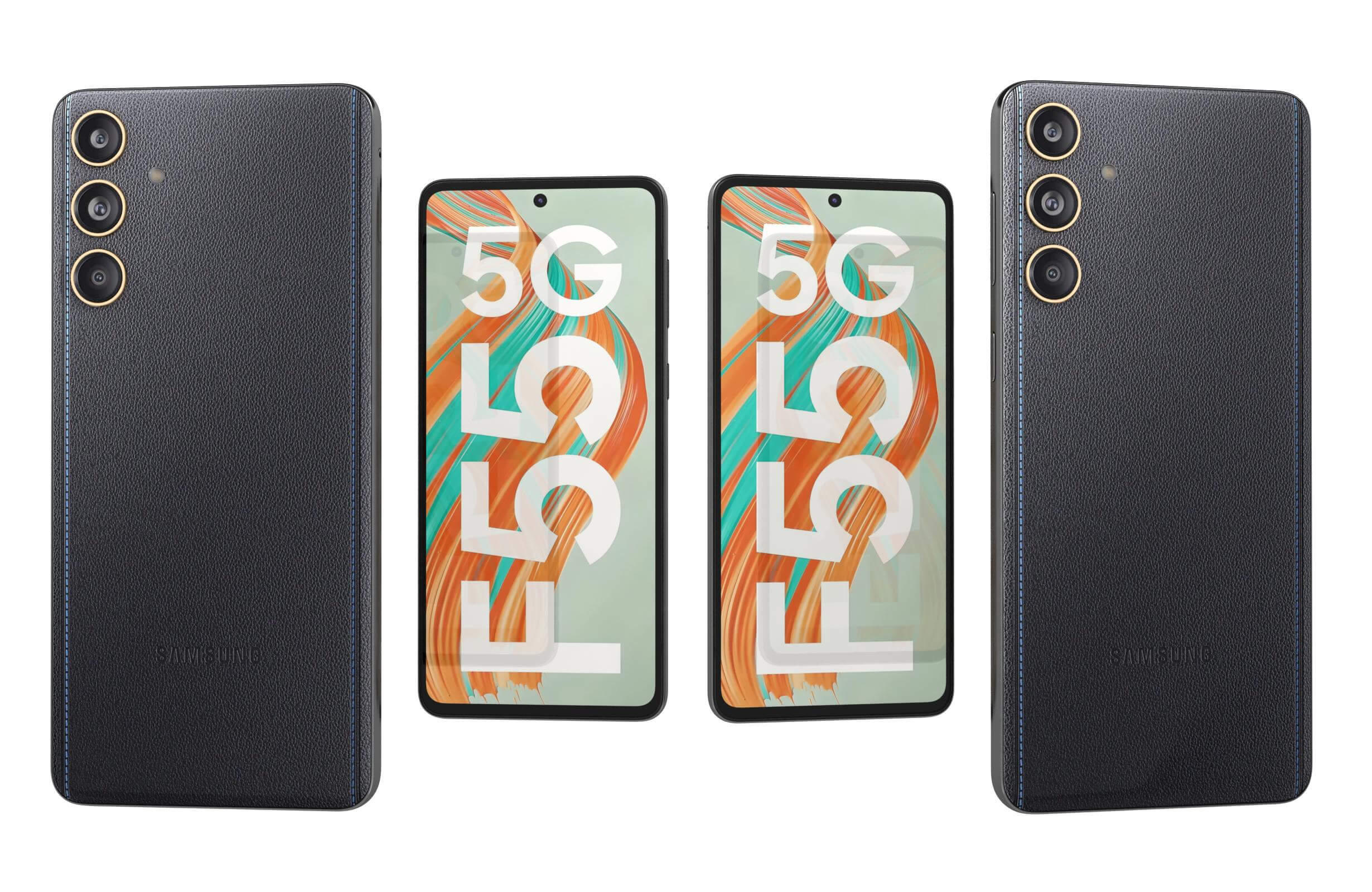 Samsung Galaxy F55 Black - 3D Model by Rever_Art