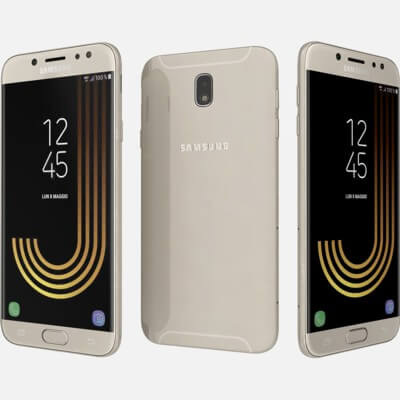 Samsung Galaxy J7 2017 Gold - 3D Model by Rever_Art