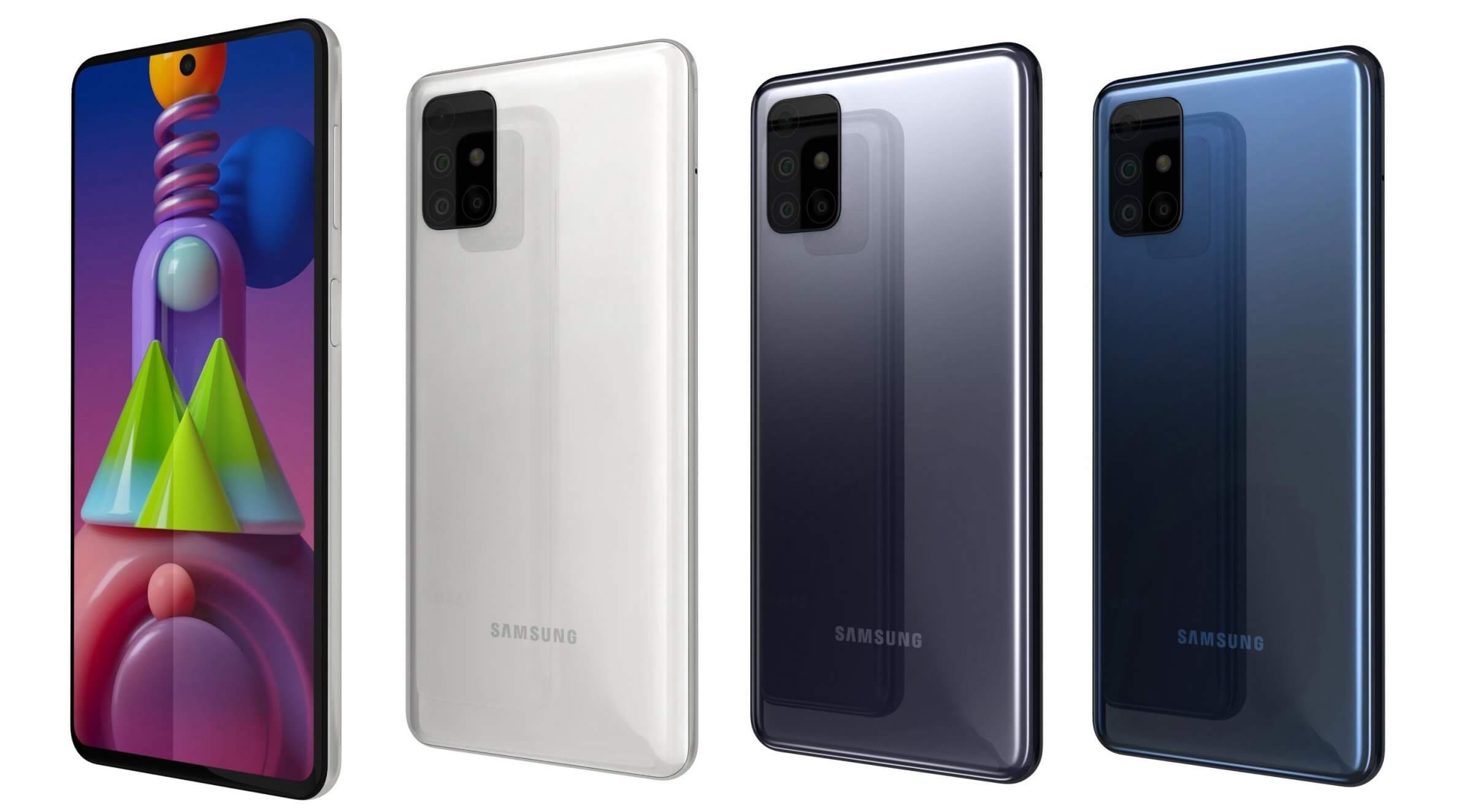 Samsung Galaxy M51 All Colors - 3D Model by Rever_Art