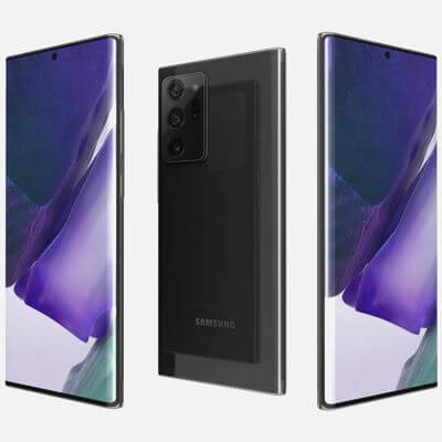 Samsung Galaxy Note20 Ultra Mystic Black - 3D Model by Rever_Art