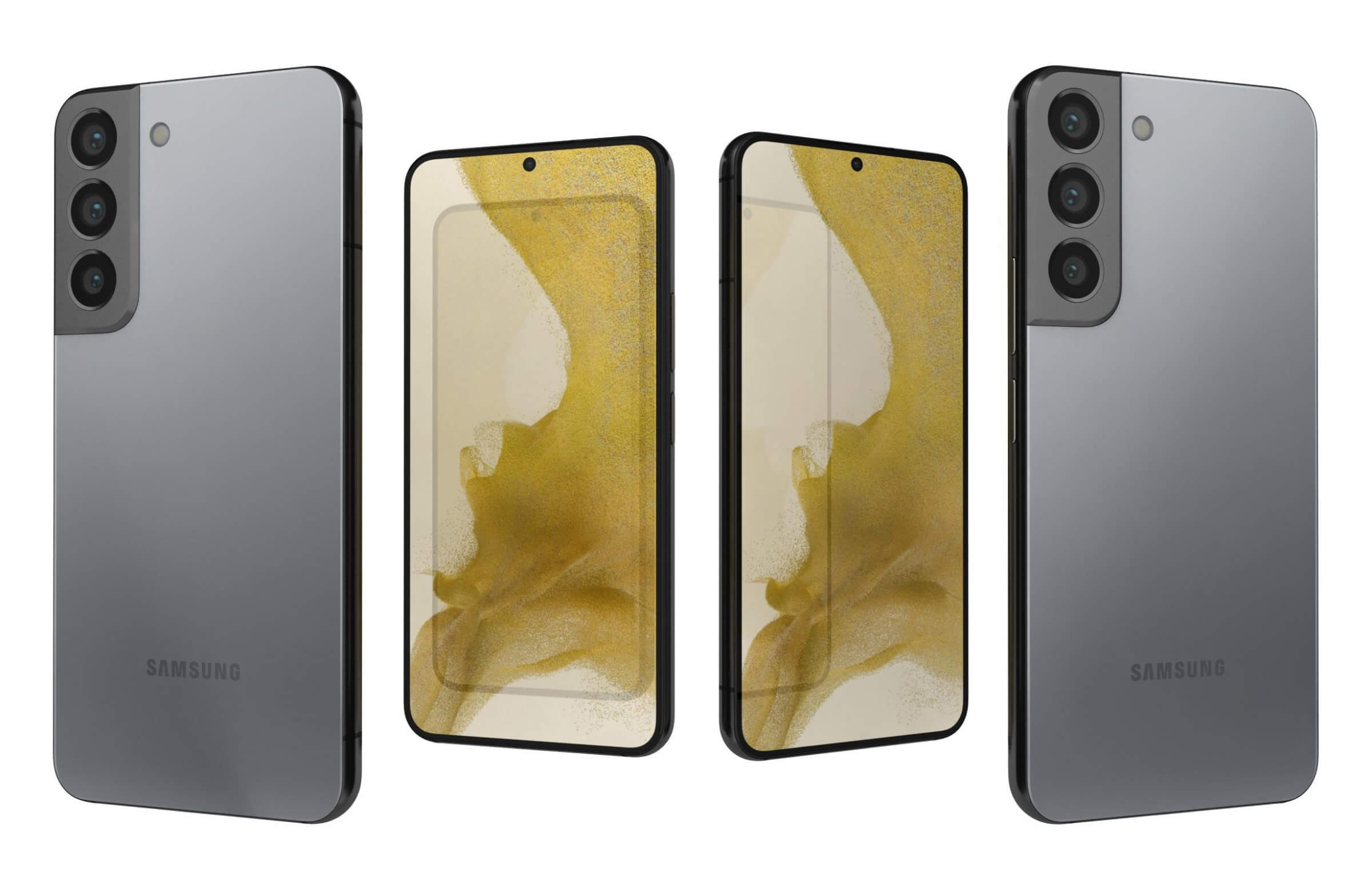 Samsung Galaxy S22 All Colors 3D Model by Rever_Art