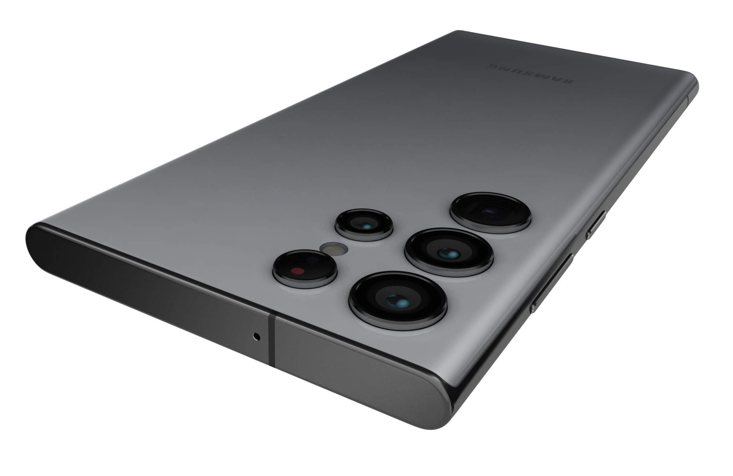 Samsung Galaxy S22 Ultra Graphite 3D Model by Rever_Art