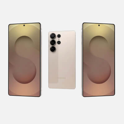 Samsung Galaxy S25 Ultra Titanium Pinkgold - 3D Model by