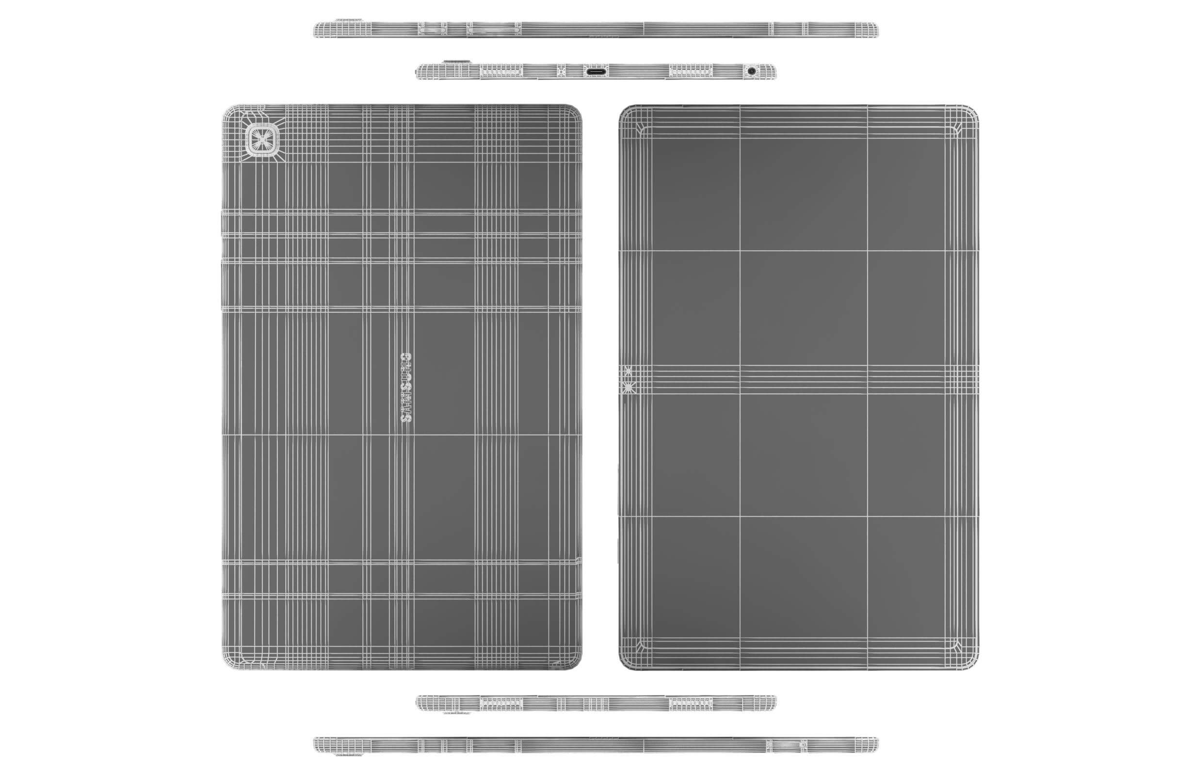 Samsung Galaxy Tab A7 10.4 2022 Gold 3D Model by Rever_Art