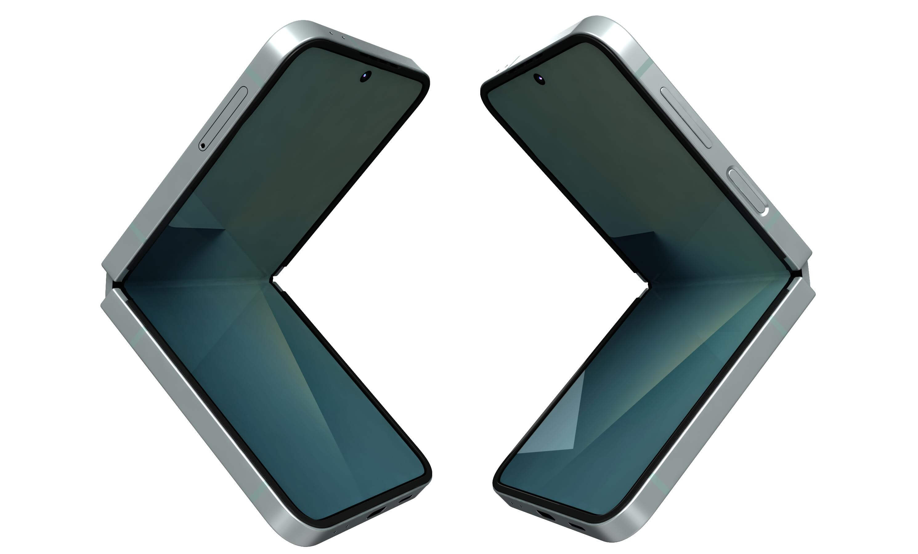 Samsung Galaxy Z Flip7 Mint - 3D Model by Rever_Art