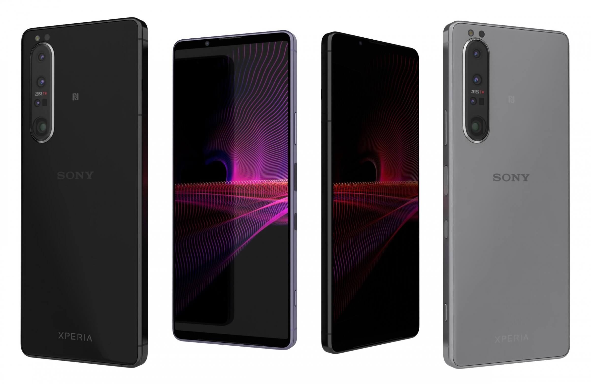 Sony Xperia 1 Iii All Colors 3d Model By Rever Art