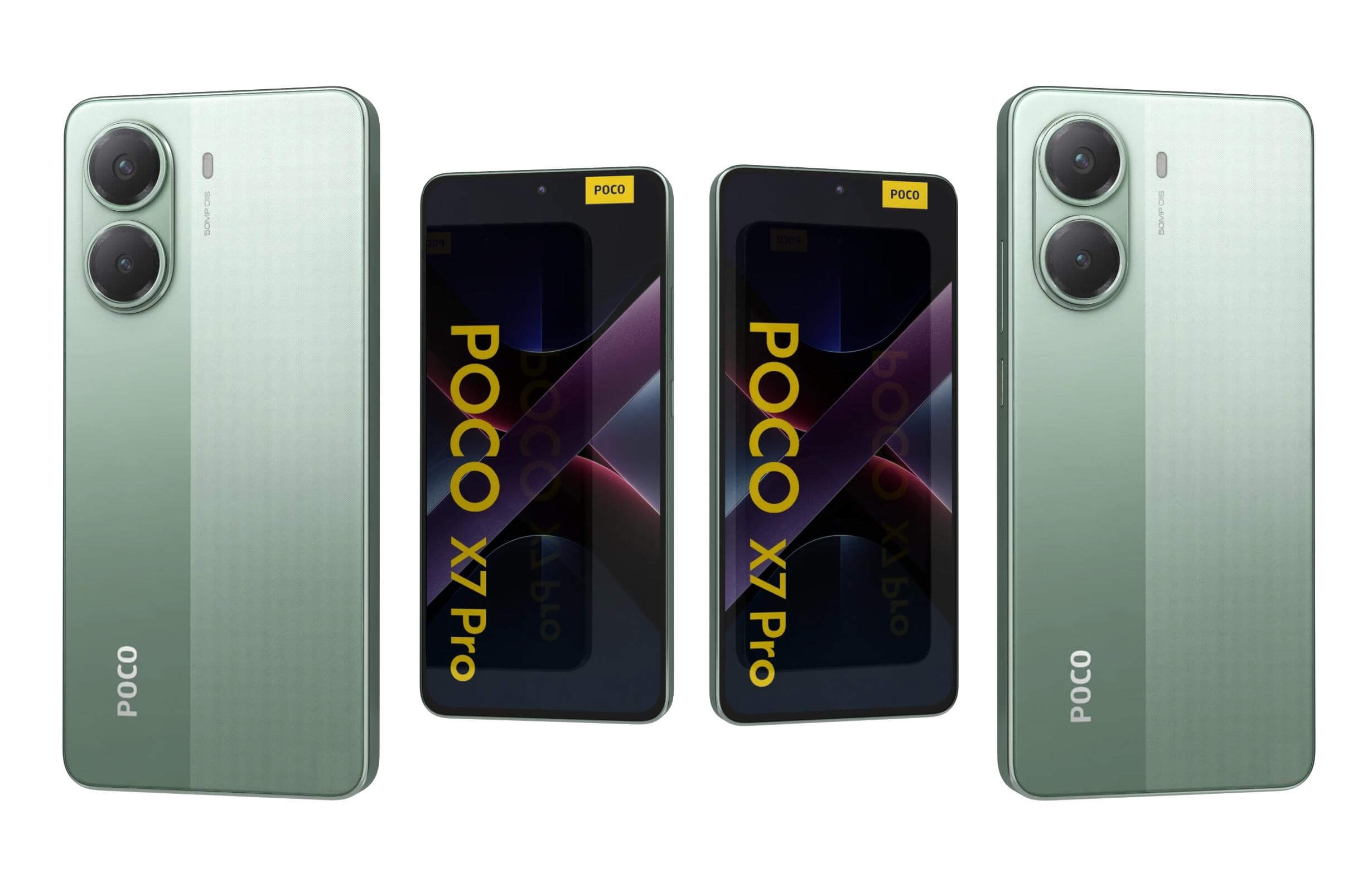 Poco Color Xiaomi Poco X7 Pro 5G All Colors - 3D Model by Rever_Art