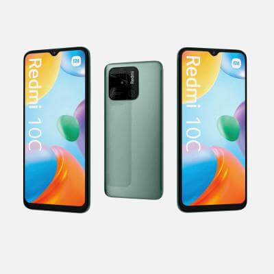 Xiaomi Redmi 10C Green - 3D Model by Rever_Art