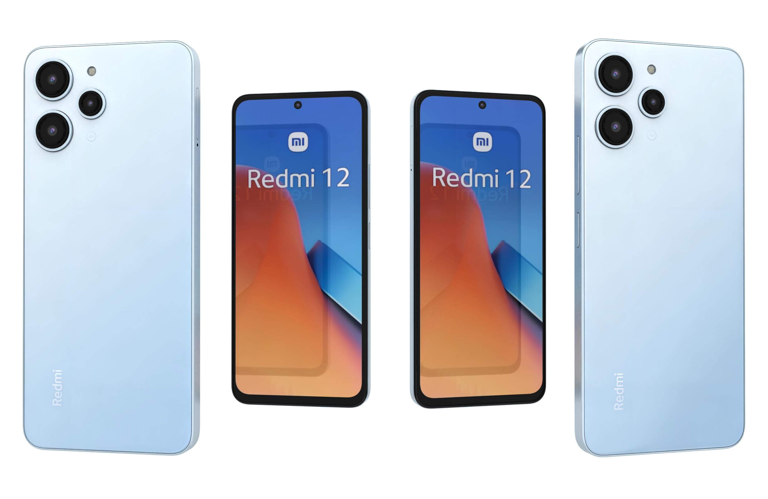 Xiaomi Redmi 12 All Colors - 3D Model by Rever_Art