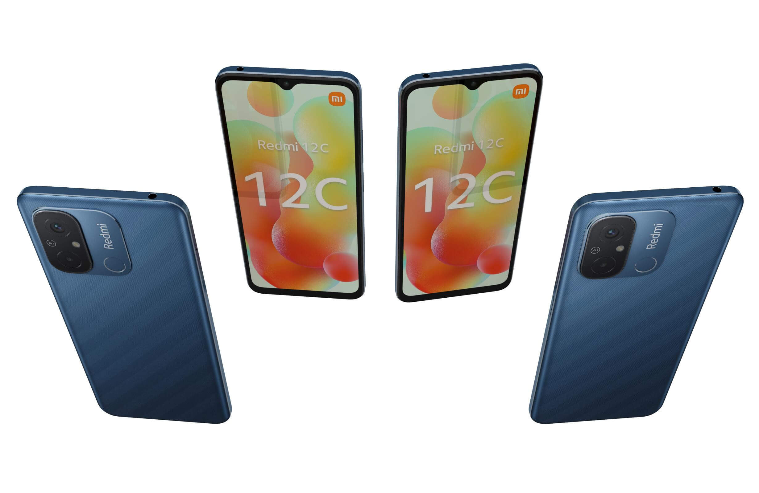 Xiaomi Redmi 12C All Colors - 3D Model by Rever_Art