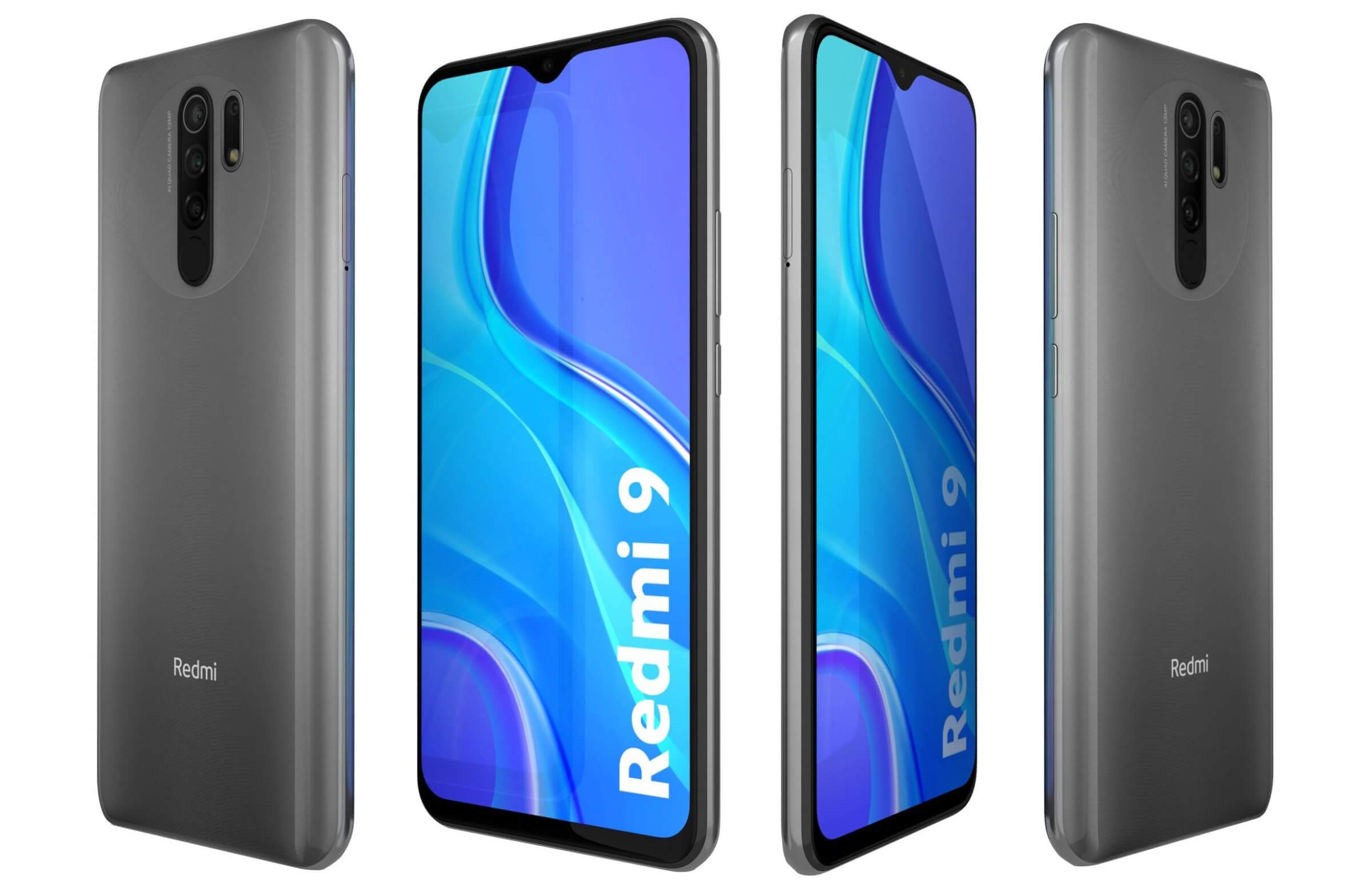 Xiaomi Redmi 9 Carbon Gray - 3D Model by Rever_Art