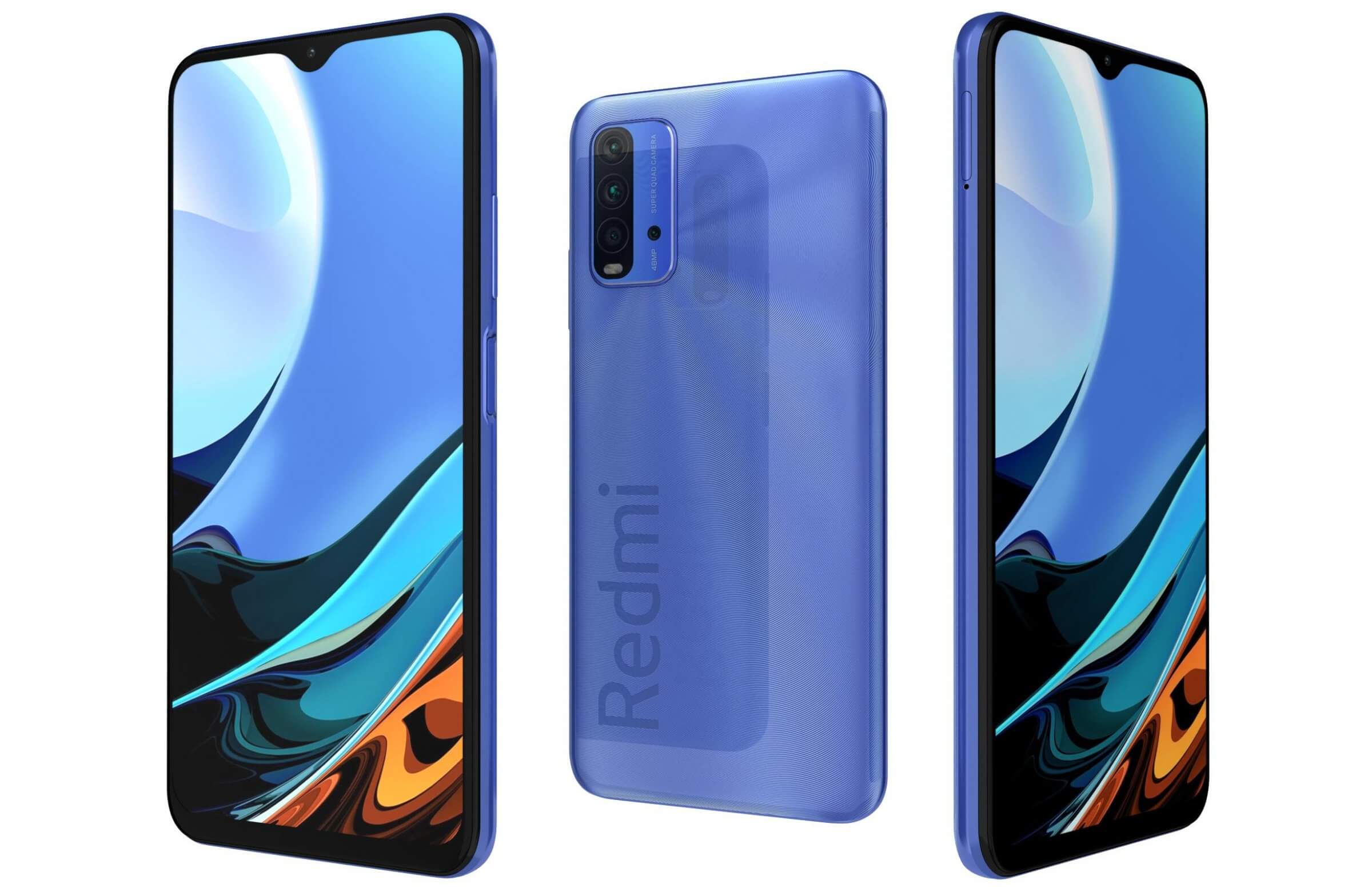 Xiaomi Redmi 9T Twilight Blue - 3D Model by Rever_Art