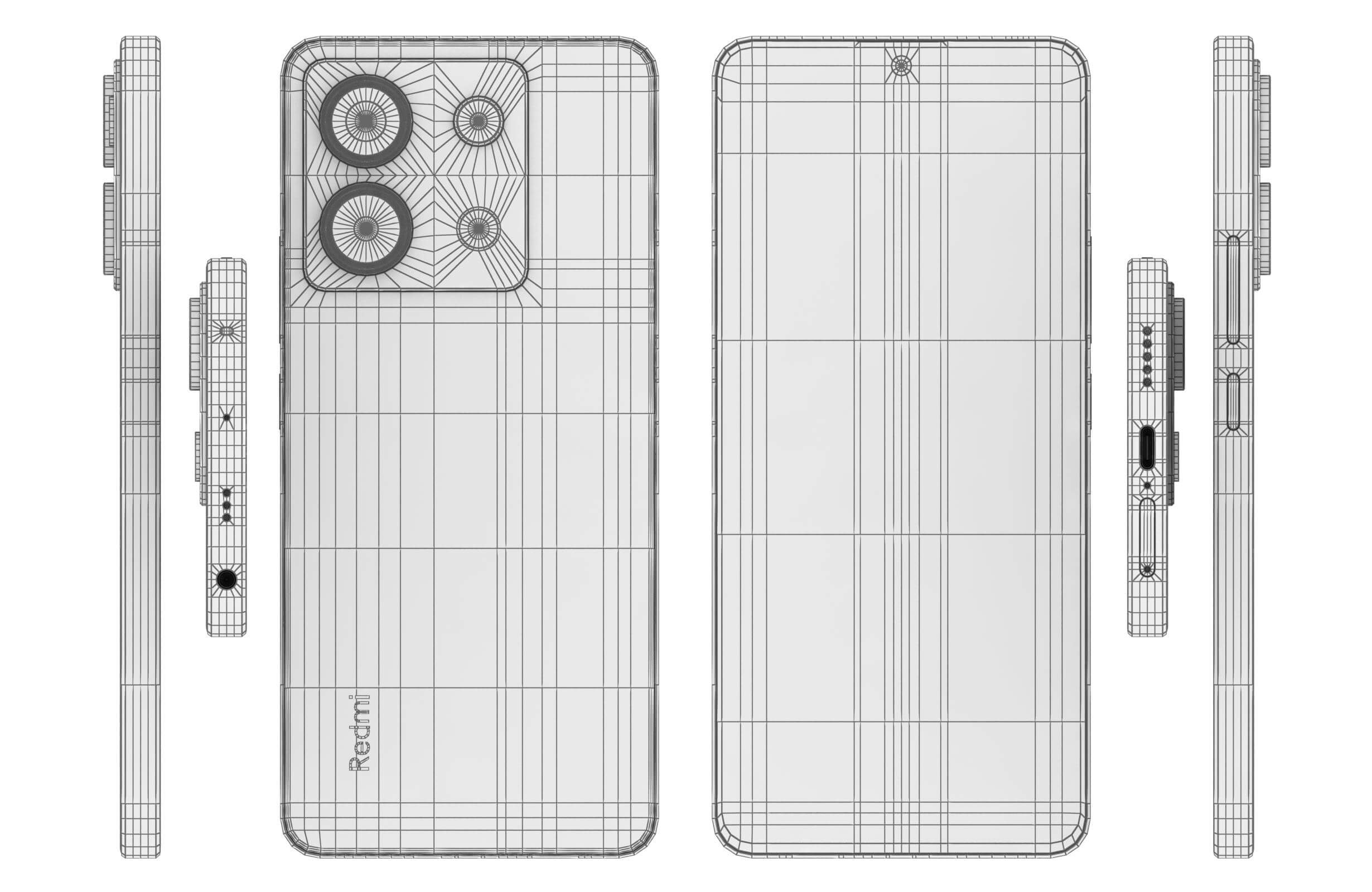 Xiaomi Redmi Note 13 Pro All Colors - 3D Model by Rever_Art