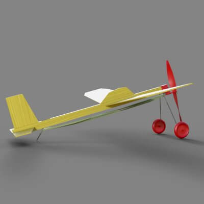 Super Flyer Rubber Band Powered Airplane