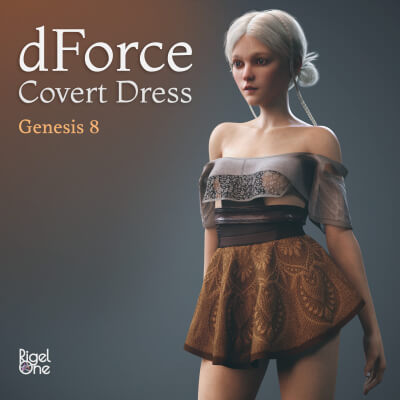dForce Covert Dress for Genesis 8 Female
