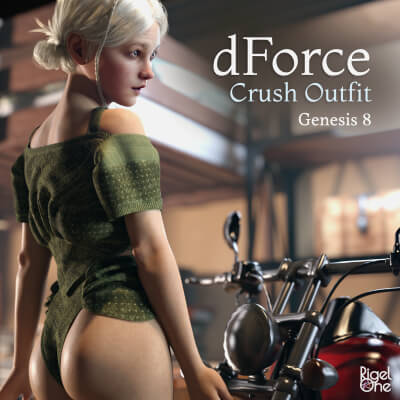 dForce Crush Outfit for Genesis 8 Female