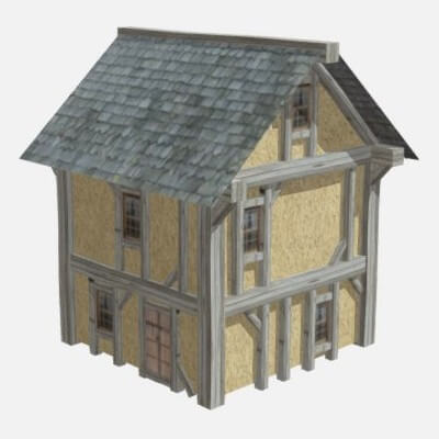 Medieval House 3d Model