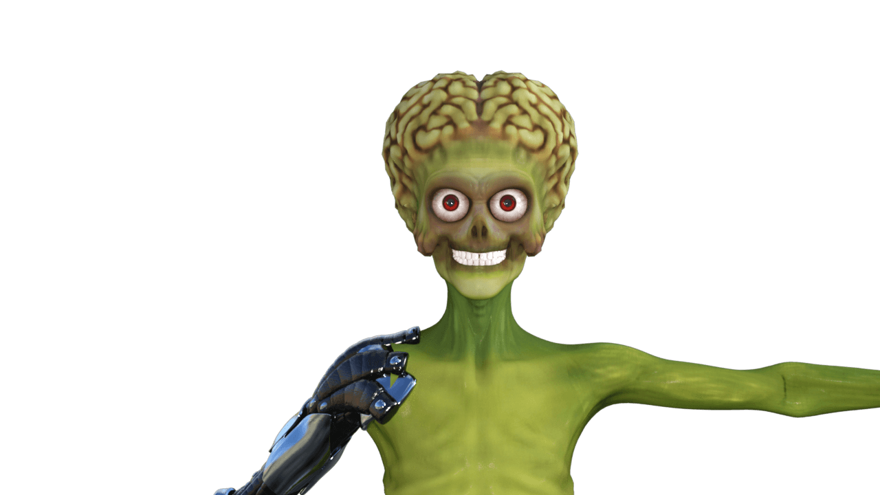 Attack of the Martians 3D Render RenderHub Gallery