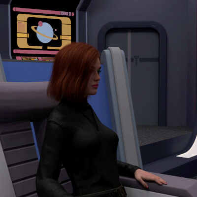 Starship Bridge 12 Poses for V9 &amp G9M