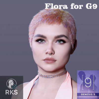 RKS Flora for Genesis 9 by RKstudio