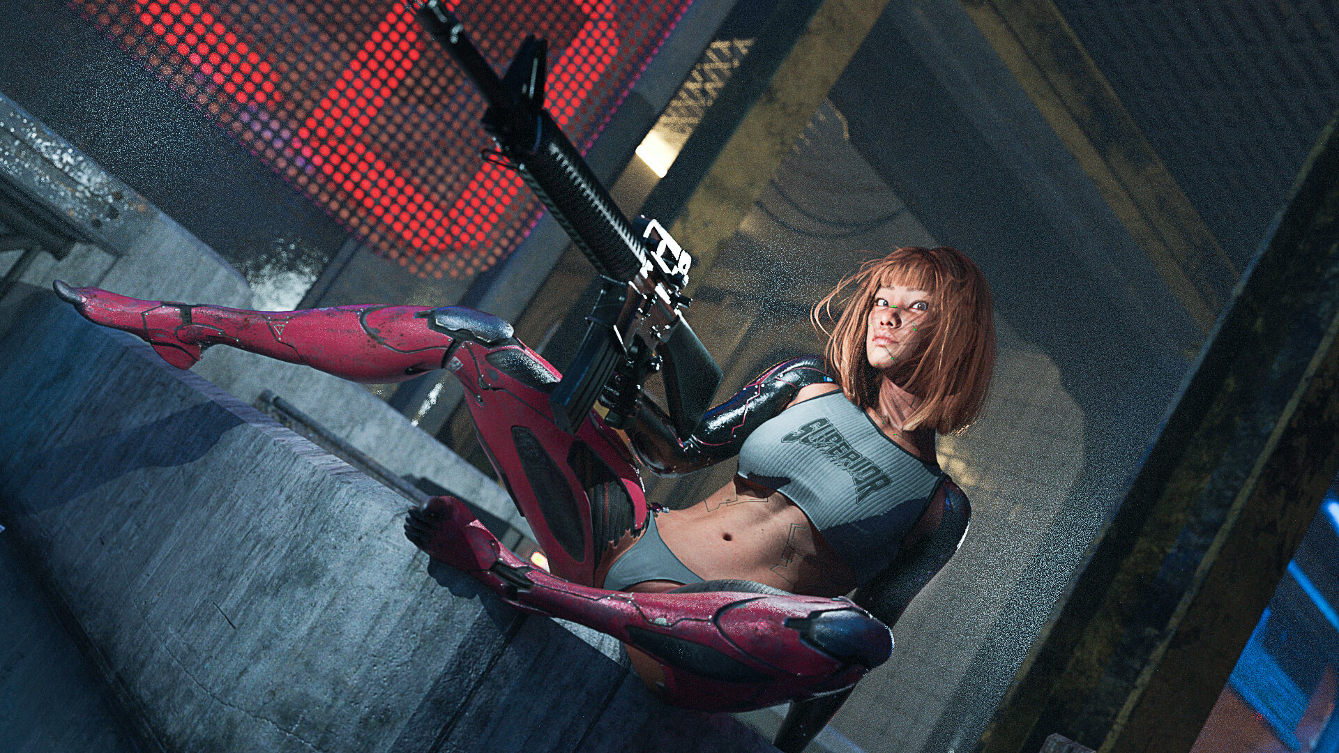 Android Assassion Android Assassin 3D Render, Digital Art by RLove
