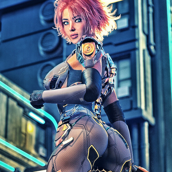 Sci Fi Femme Fatal 2200
