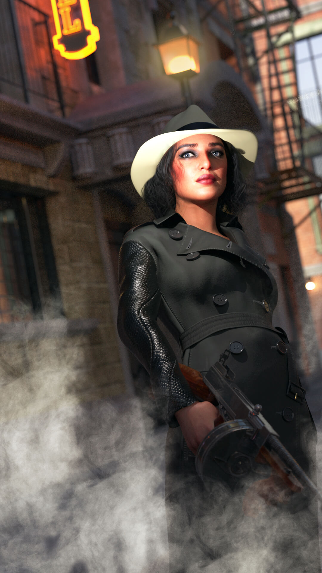 When Darkness Falls 3D Render, Digital Art by RLove