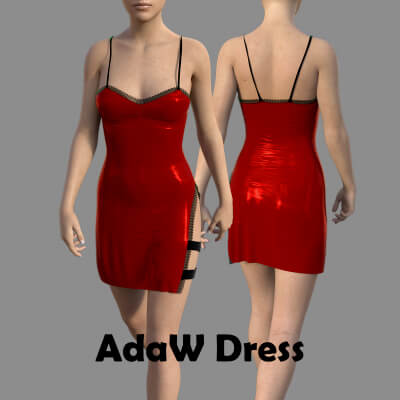 AdaW Dress for Genesis 8 Female by RN95
