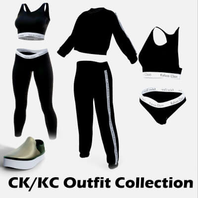 Ck/Kc Outfit Collection for Genesis 8 Female