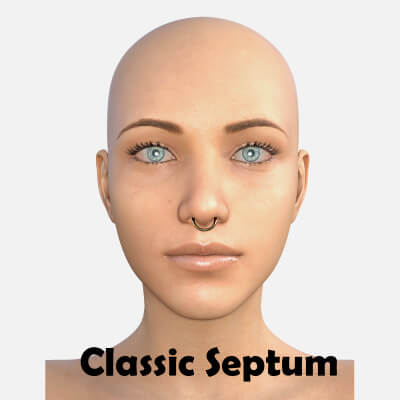 Classic Septum for Genesis 8 Female