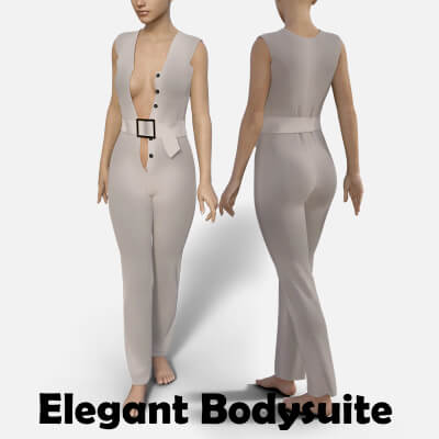 Elegant Bodysuite for Genesis 8 Female