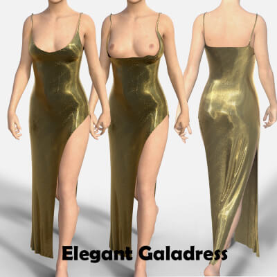 Elegant Galadress for Genesis 8 Female by RN95