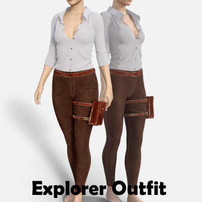 Explorer Outfit for Genesis 8 Female