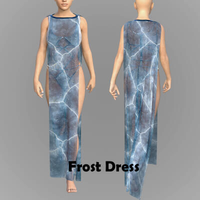 Frost Dress for Genesis 8 Female