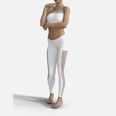 Yoga Outfit Modern for Genesis 8 Female