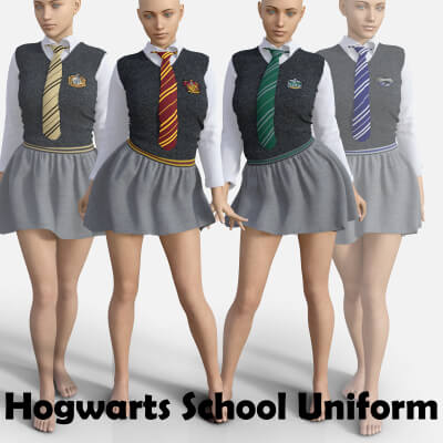 Hogwarts School Uniform for Genesis 8 Female