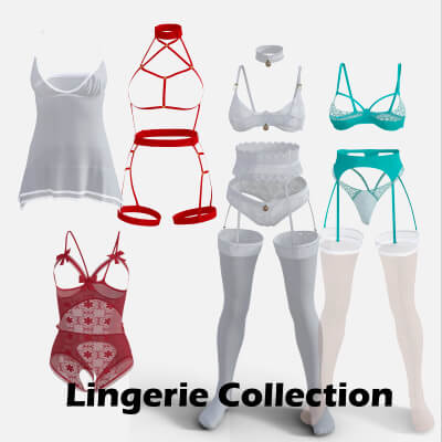 Lingerie Collection for Genesis 8 Female