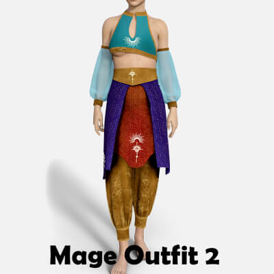 Mage Outfit 2 for Genesis 8 Female