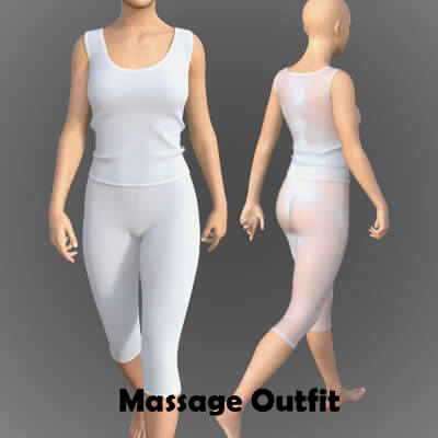 Massage Outfit for Genesis 8 Female by RN95