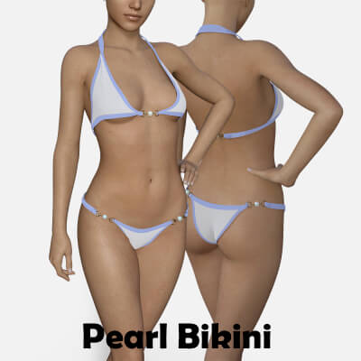 Pearl Bikini for Genesis 8 Female by RN95
