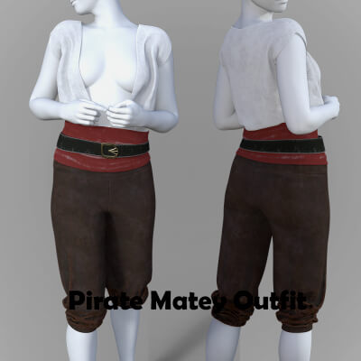 Pirate Matey Outfit for Genesis 9