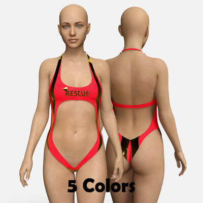 Revealing Sport Swimsuite for Genesis 8 Female