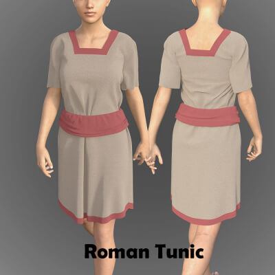 Roman Tunic for Genesis 8 Female