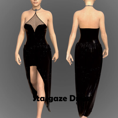Stargaze Dress for Genesis 8 Female by RN95