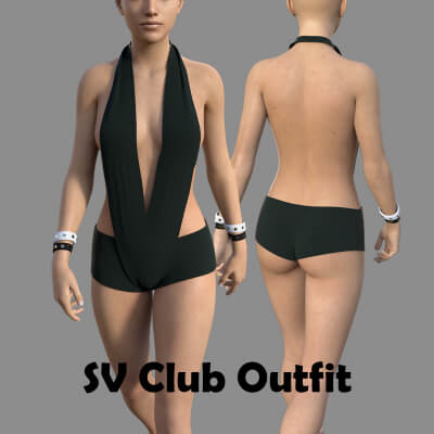 SV Club Outfit for Genesis 8 Female