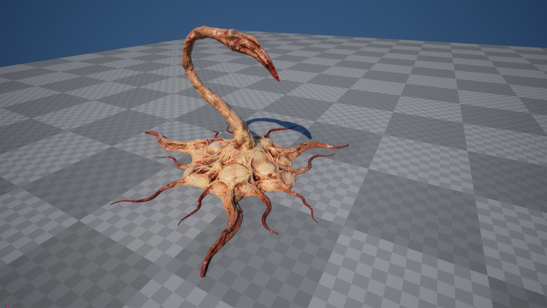 Whip Monster - 3D Model by Roa3d