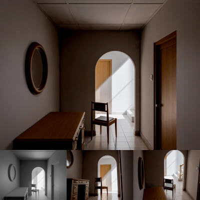 Forgotten Corner Interior - 3D Model by robertrestupambudi