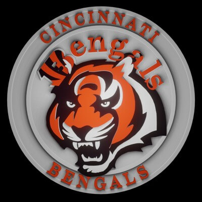 Bengals Logo and Tiger